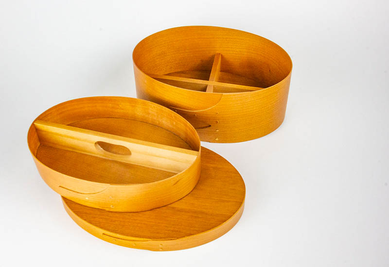 手手 超薄曲木工藝 喜氣糖果盒